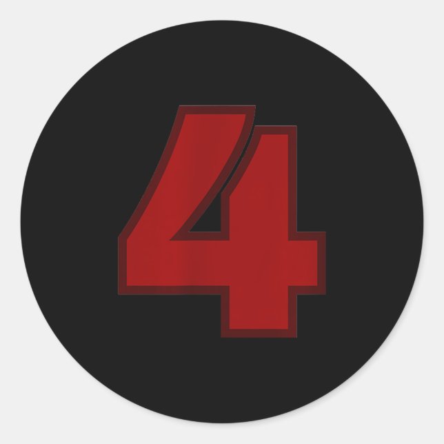 Pegatina Redonda #four - You Got The Shirt  (Anverso)