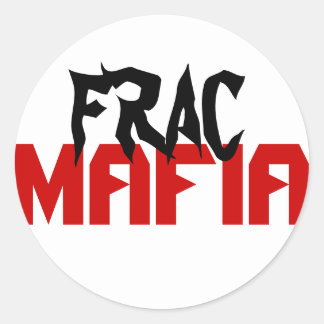 Pegatina Redonda Frac mafia