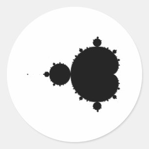 Pegatina Redonda Fractal