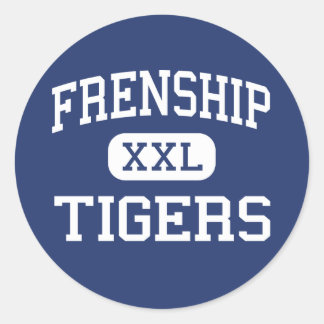 Pegatina Redonda Francia - Tigres - Junior - Wolfforth Texas