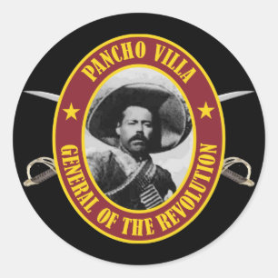 Pegatina Redonda Francisco "Pancho" Villa