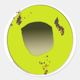 Pegatina Redonda Frappy