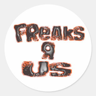 Pegatina Redonda FreaksR nosotros