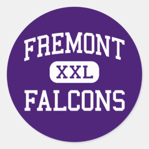 Pegatina Redonda Fremont - Falcons - joven - Mesa Arizona