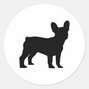 Pegatina Redonda Frenchie