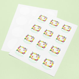 Pegatina Redonda Fresh From The Market