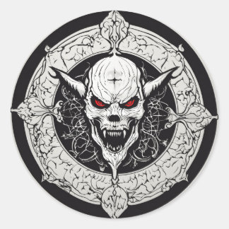 Pegatina Redonda frío