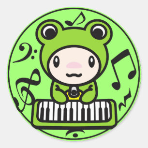 Pegatina Redonda Frog_Method