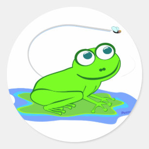 Pegatina Redonda Froggy