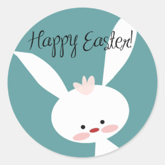 PEGATINA REDONDA FROHE OSTERN RUNDER STICKER, SET OF STICKERS