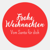 Frohe Weihnachten Merry Christmas en alemán