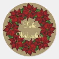 Frohe Weihnachten - Weihnachtsstern Motiv