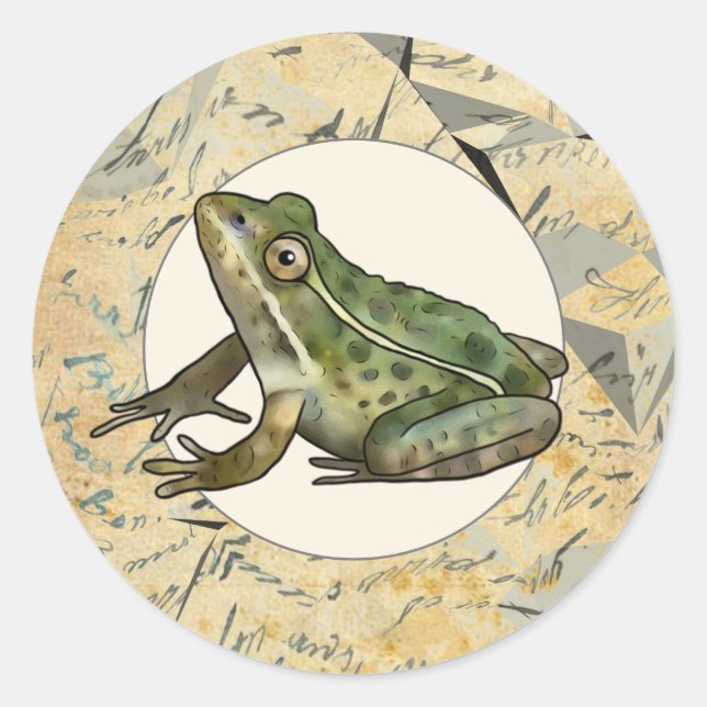 Pegatina Redonda Frosch  (Anverso)