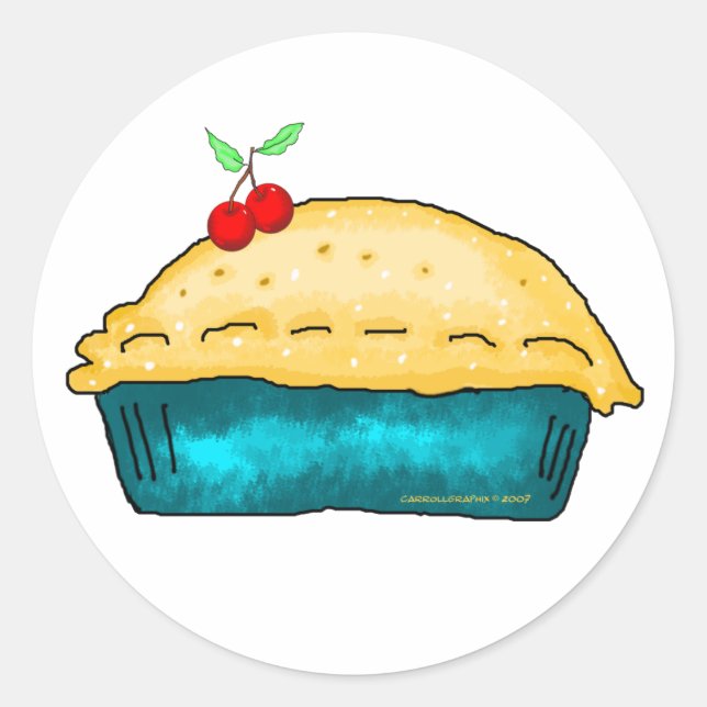 Pegatina Redonda Fruta (Anverso)