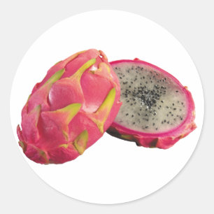 Pegatina Redonda Fruta del dragón