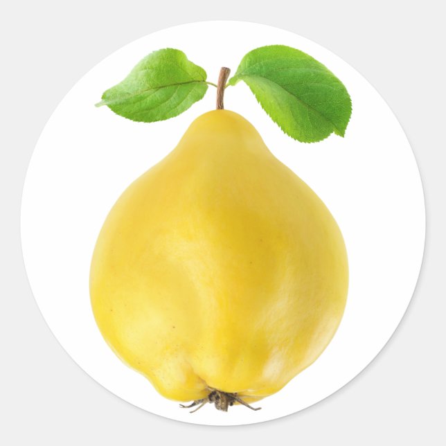 Pegatina Redonda Fruto de quinceañera (Anverso)