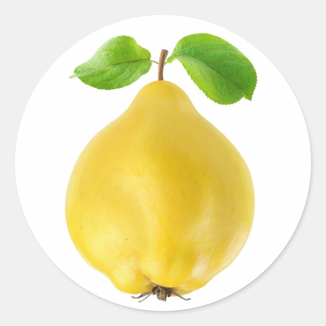 Pegatina Redonda Fruto de quinceañera (Anverso)