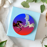 Fuego y dragones de hielo rojos Incendio blanco re