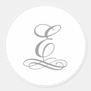 Pegatina Redonda Fuente de PixDezine DIY + color de fondo / scrolls