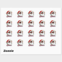 Fuerte Papá Noel Negro Melanin Chrismas Claus Homb