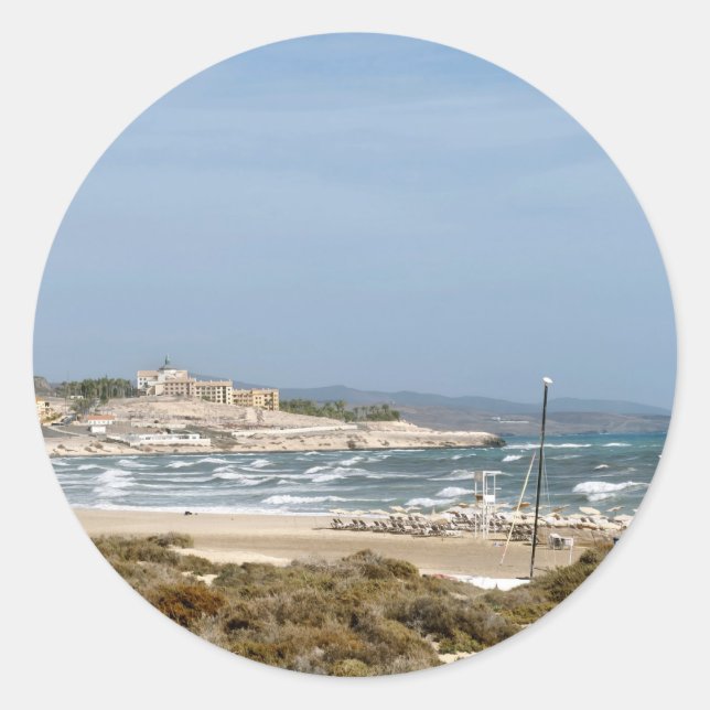 Pegatina Redonda Fuerteventura (Anverso)