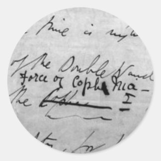 Pegatina Redonda Fuerza de focas Coph Nia