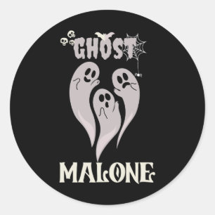 Pegatina Redonda Fun Halloween Spookin Season Fall Season Cuidado F