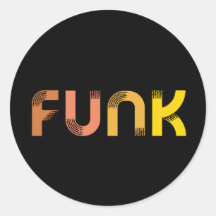 Pegatina Redonda Funk