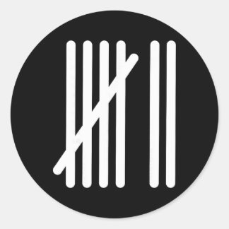 Pegatina Redonda Funny 67 Math Teacher Kindergarten Number Counting