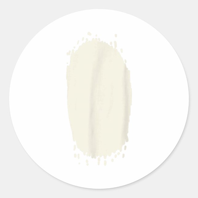 Pegatina Redonda Funny Animal Lazy Diy Costume Easy Halloween  (Anverso)