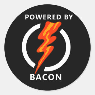 Pegatina Redonda Funny Con Art Para Hombres Mujeres Niños Bbq Pork 