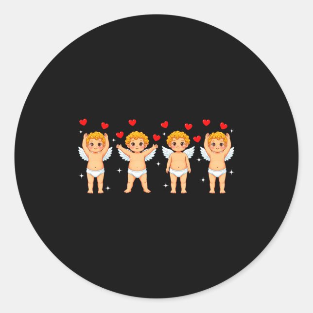 Pegatina Redonda Funny Cud Ohio Midwestern Party O-h-i-o In Valenti (Anverso)