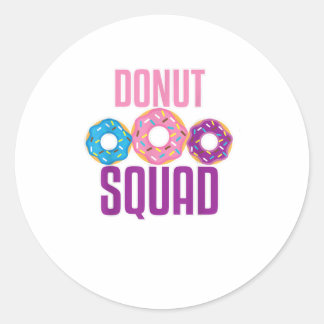 Pegatina Redonda Funny Donut Doughnut Lover TShirt
