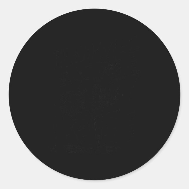 Pegatina Redonda Funny Elk Hunting - Elkaholic For Hunters  (Anverso)