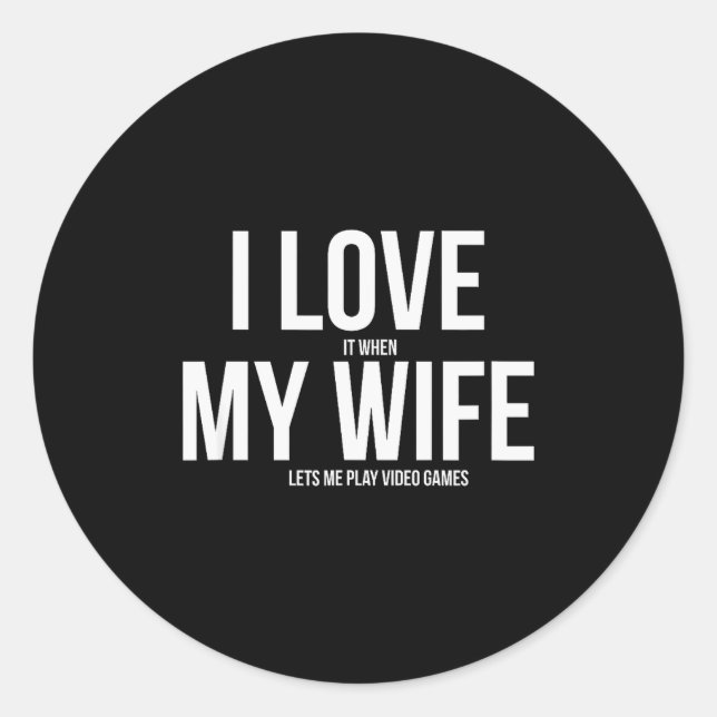 Pegatina Redonda Funny Father's Day Video Game Dad  (Anverso)