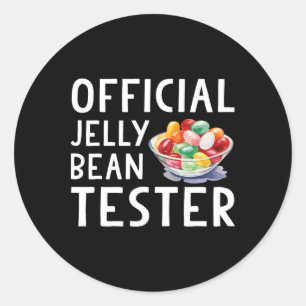 Pegatina Redonda Funny Jelly Beans Easter Candy Oficial Jelly Bean