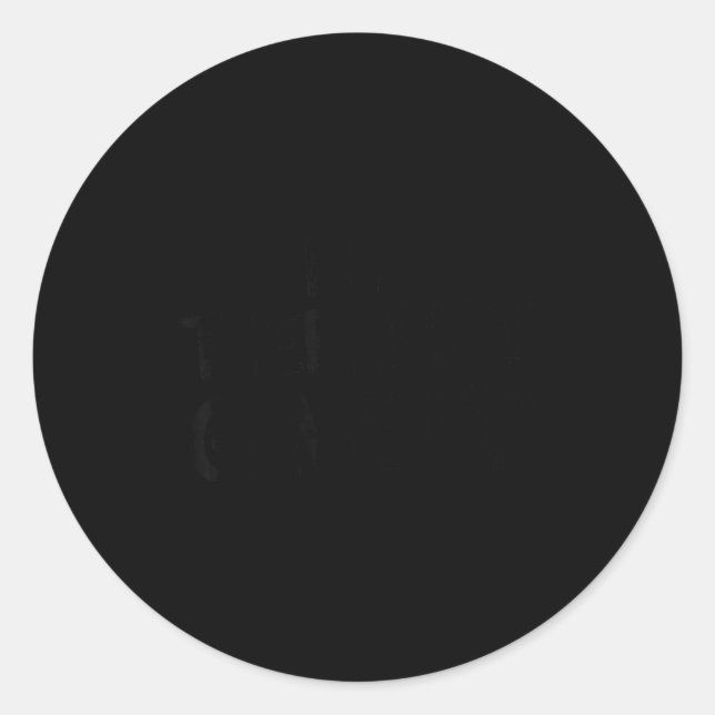 Pegatina Redonda Funny My Therast Gave Up Mental Health Humor  (Anverso)