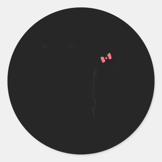 Pegatina Redonda Funny No Concert Today Sad Stick Tee For Music Lov (Anverso)