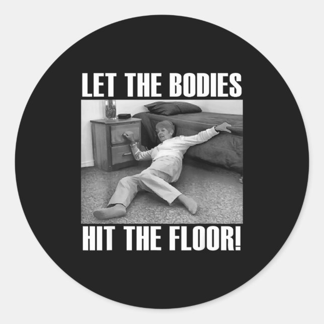 Pegatina Redonda Funny Old Lady Sarcastic Quote, Hilarious Meme  (Anverso)