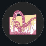 Pegatina Redonda Funny Rollercoaster Amusement Park Gift<br><div class="desc">Roller Track Rollercoaster Amusement Park Fun The perfect gift for adrenaline fans. Ideal for a birthday,  B-Day,  Christmas. For men,  ladies,  brother,  sister,  girl,  guys,  children us teens</div>