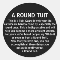Funny Round Tuit Office Co Worker Humor