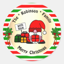 Funny Santa Claus Navidades de colores tradicional