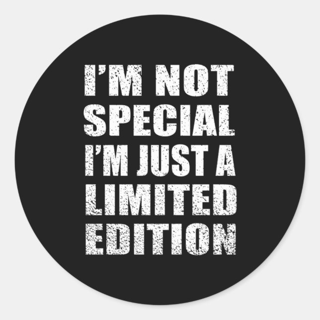 Pegatina Redonda Funny Sarcastic Sayings Adult Humor Introvert  (Anverso)