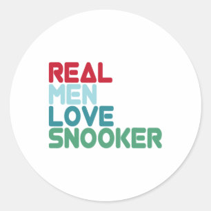 Pegatina Redonda Funny Snooker Saying Pool Billiards Snooker Player