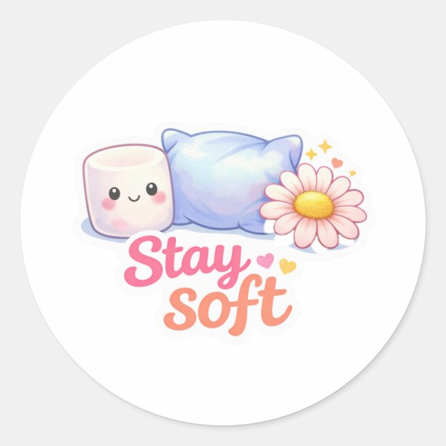 Pegatina Redonda Funny Stickers (Anverso)