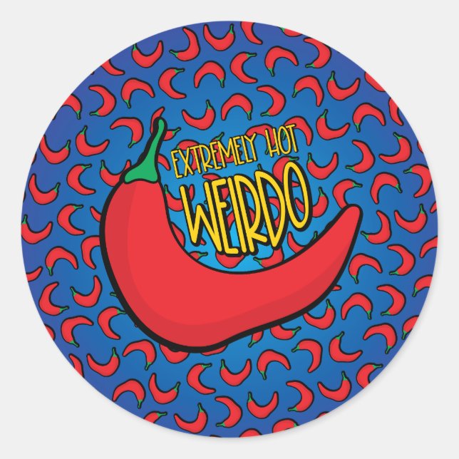 Pegatina Redonda Funny stickers (Anverso)