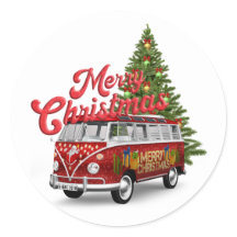Furgoneta Feliz Navidad