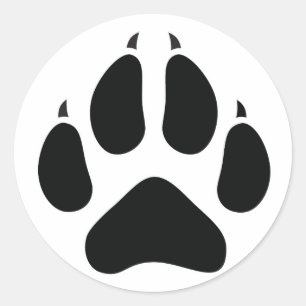 Pegatina Redonda Furry Fandom
