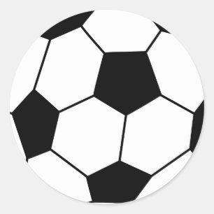 Pegatina Redonda Fútbol