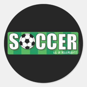Pegatina Redonda Fútbol